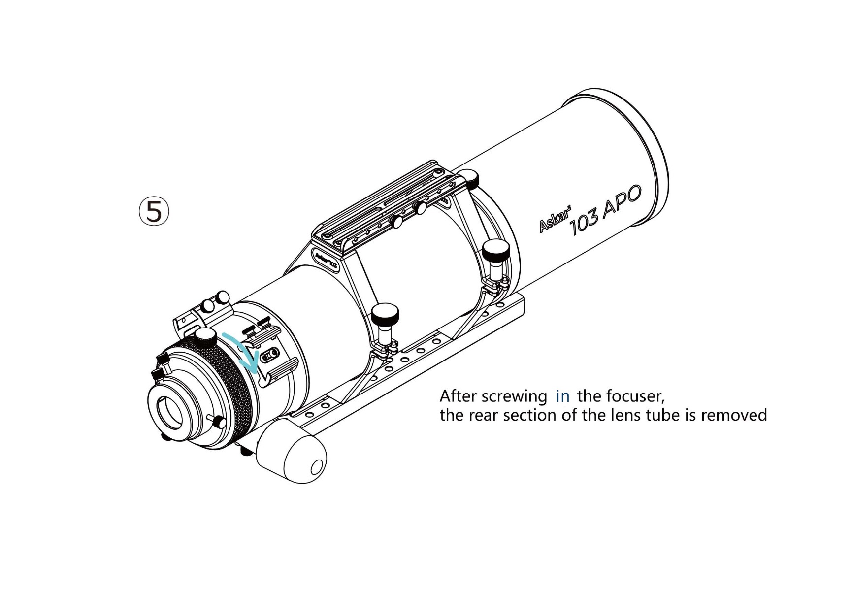 Askar 0.6x Reducer Setup Images