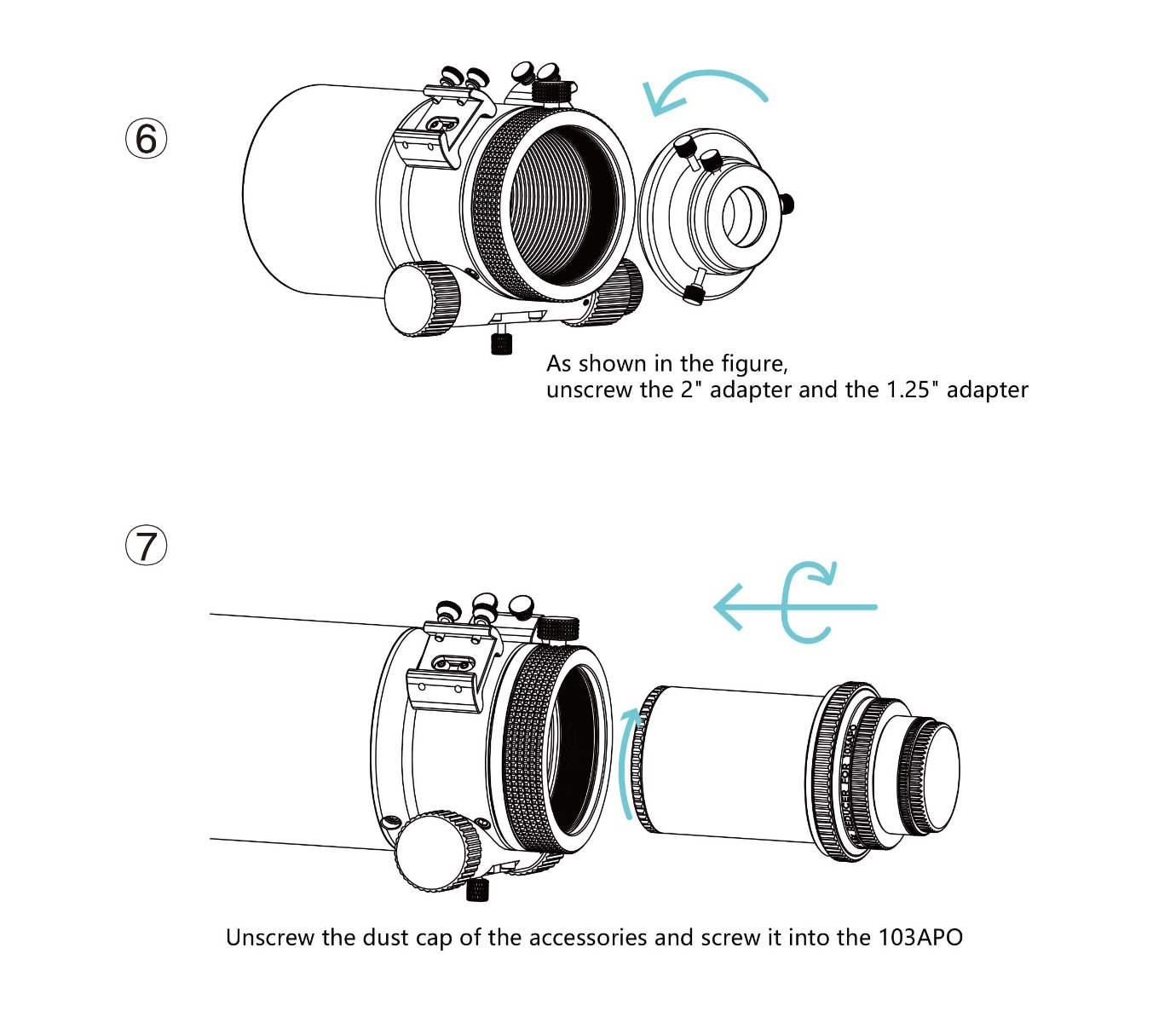 Askar 0.6x Reducer Setup Images