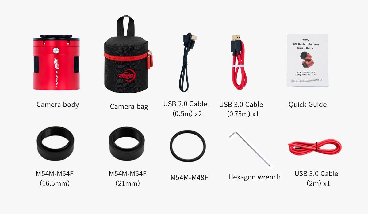 ZWO ASI2600MC DUO Astrophotography Camera ZWO ASI2600MC DUO Astrophotography Camera