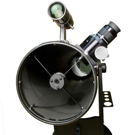 Side view of GSO 6 inch DOB Telescope (Silver) with Free Mobile Holder and Solar Film – Telescope > Reflector Telescopes | Shop at Vorion Scientific India
