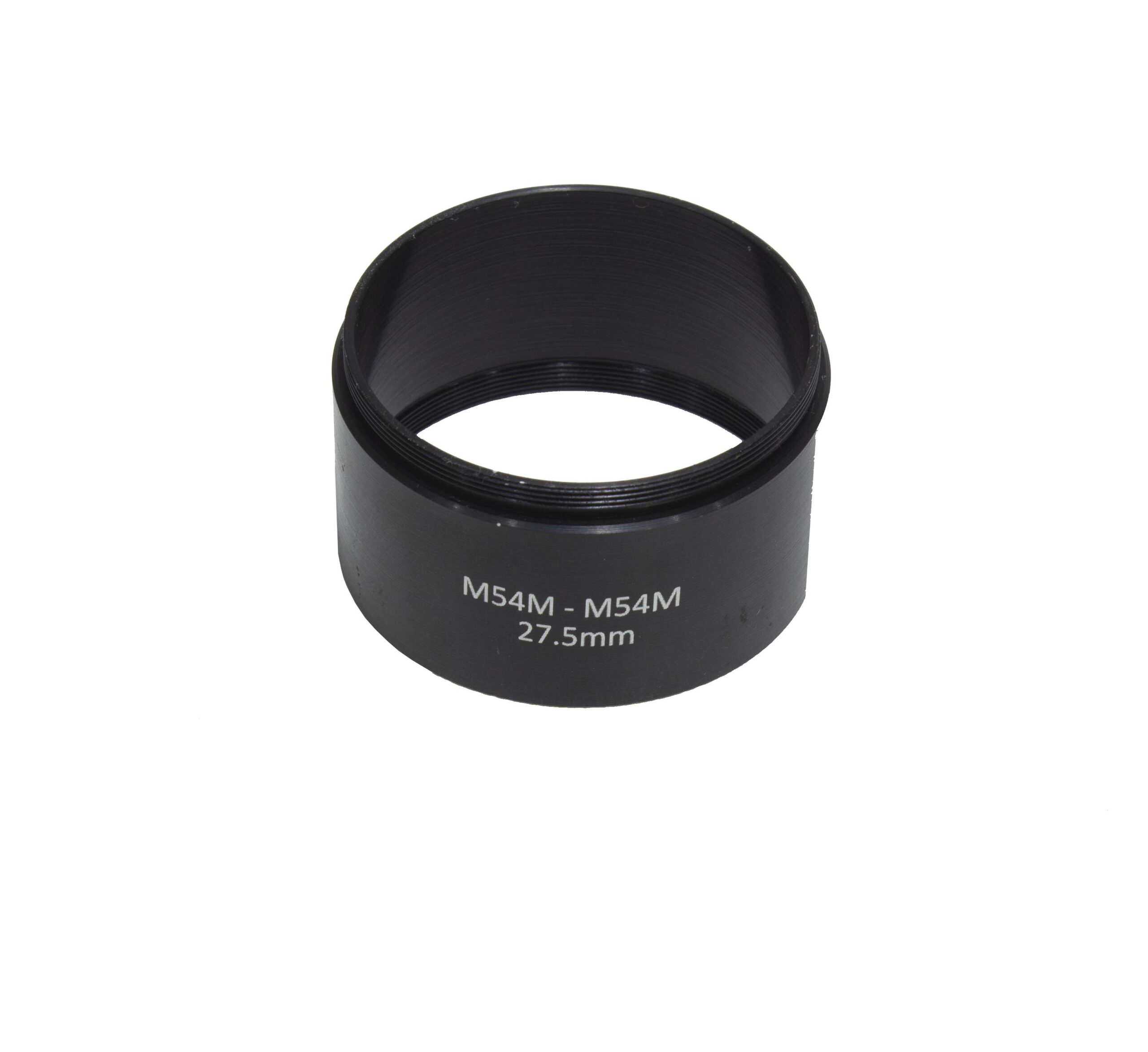 Main image of Vorion Scientific M54x0.75mm Female to M54x0.75mm Male Telescope Spacer - 27.5mm – Accessories > Adapters Spacers Converters Tilters | Shop at Vorion Scientific India