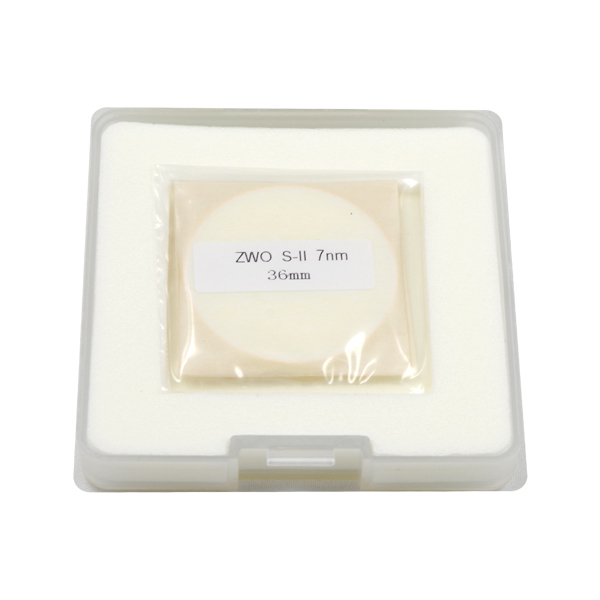 Main image of ZWO New narrowband 36mm filter - 36mm SII 7nm – Filters > Narrowband Filter | Shop at Vorion Scientific India