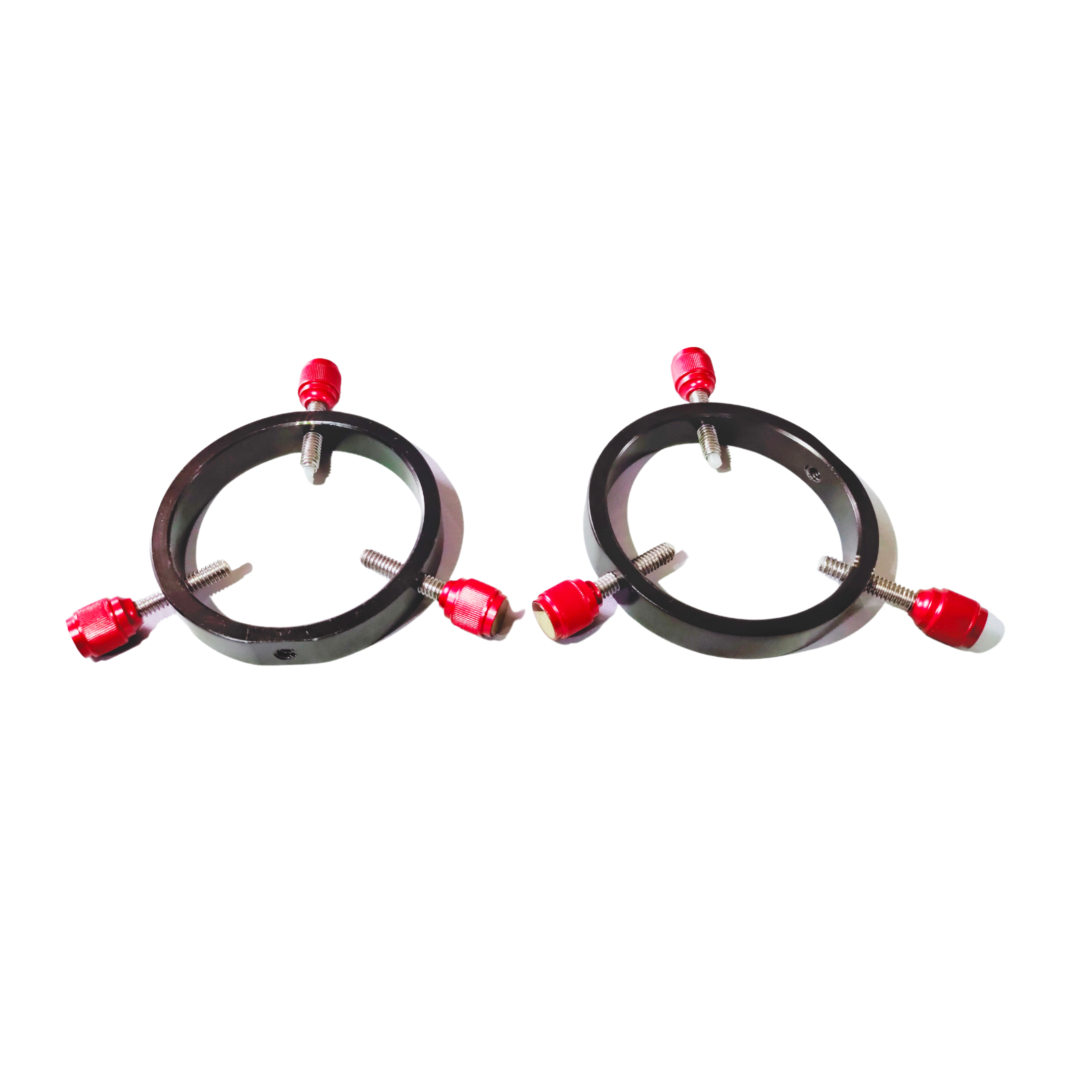 Side view of Vorion Scientific Finder Guider Rings - Set of 2 – Accessories > Telescope Tube Rings | Shop at Vorion Scientific India