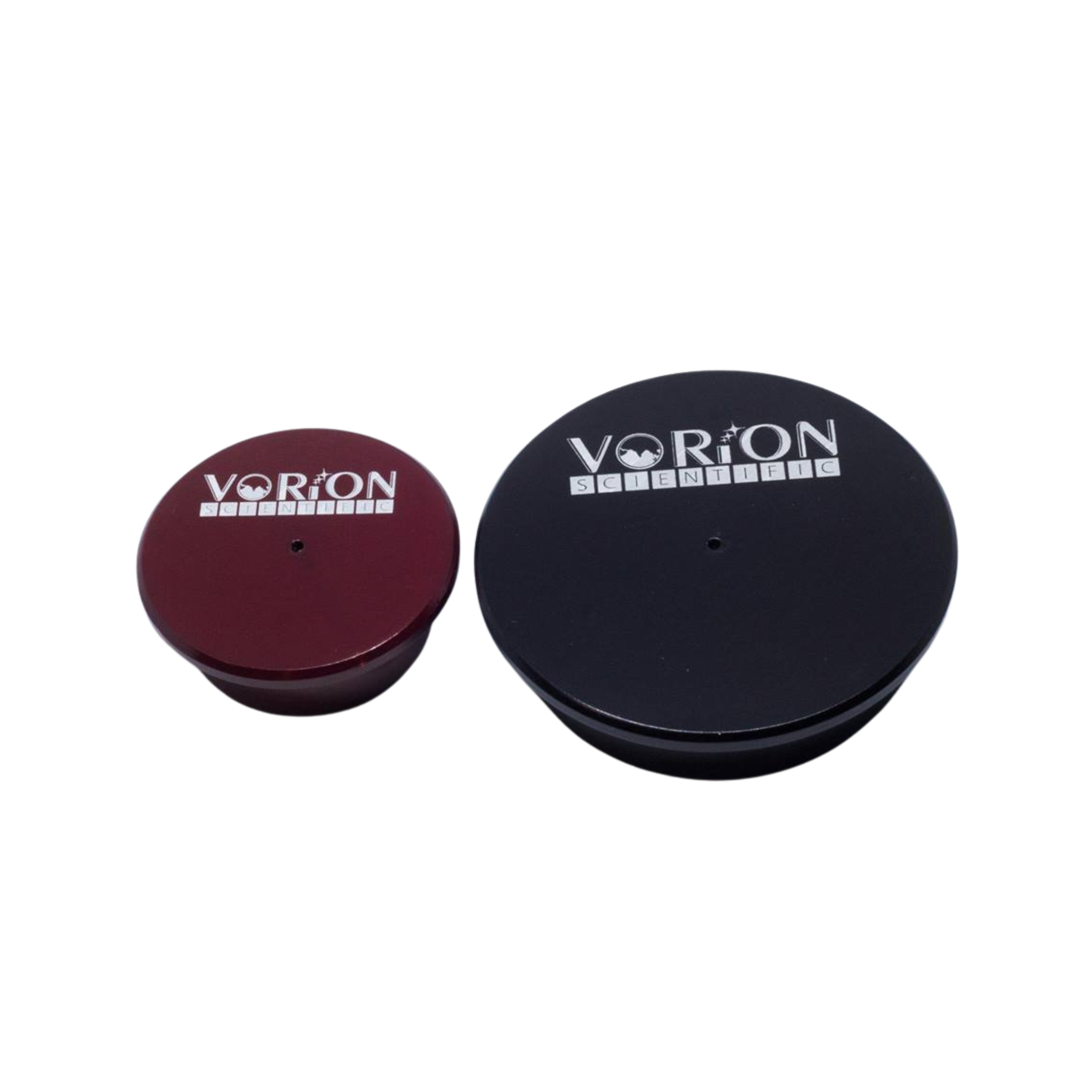 Side view of Vorion Scientific LineUp Reflected Collimation Cap - 2Inch, Black – Accessories > Collimation Tools | Shop at Vorion Scientific India