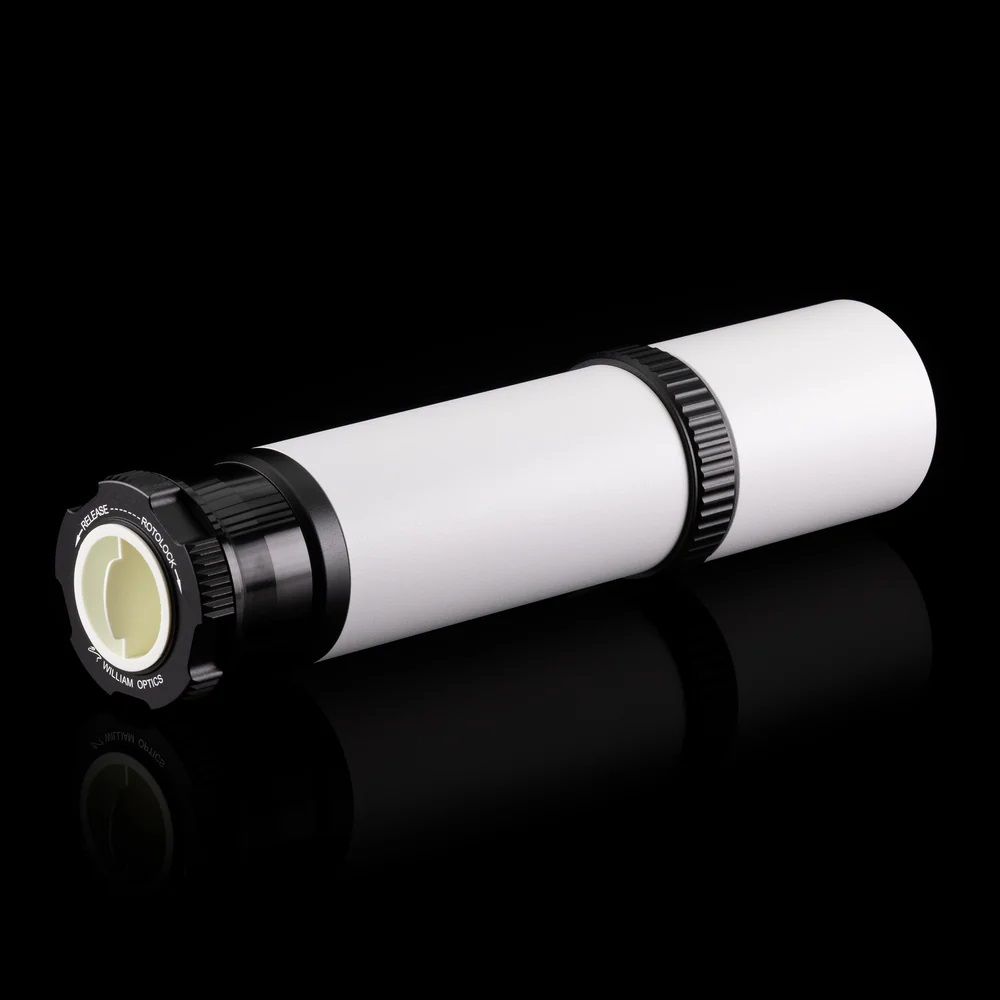 Side view of WILLIAM OPTICS GUIDING SCOPE 50MM F/4.0 – Black – Telescope > Refractor Telescopes | Shop at Vorion Scientific India