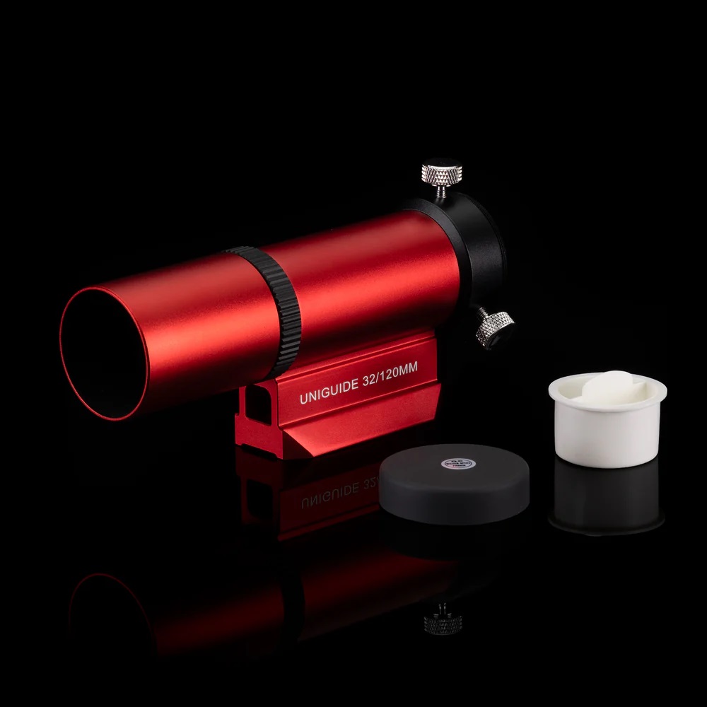 Side view of WILLIAM OPTICS UNIGUIDE 32MM F/3.75 – Telescope > Refractor Telescopes | Shop at Vorion Scientific India