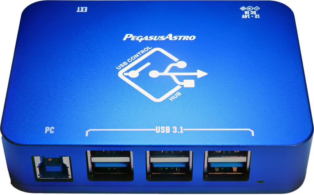 Side view of Pegasus Astro USB Control Hub – Camera > Controller | Shop at Vorion Scientific India