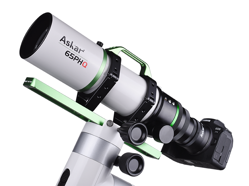 Side view of ASKAR 65PHQ REFRACTOR TELESCOPE – Telescope > Refractor Telescopes | Shop at Vorion Scientific India