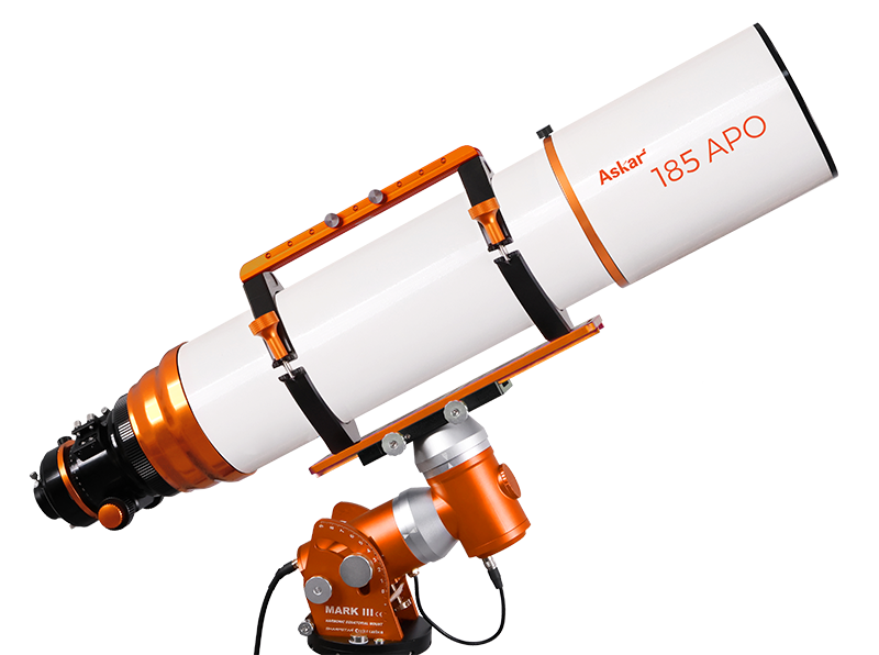 Side view of ASKAR 185APO REFRACTOR TELESCOPE – Telescope > Refractor Telescopes | Shop at Vorion Scientific India