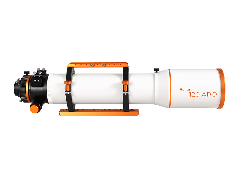 Side view of ASKAR 120 APO REFRACTOR TELESCOPE – Telescope > Refractor Telescopes | Shop at Vorion Scientific India