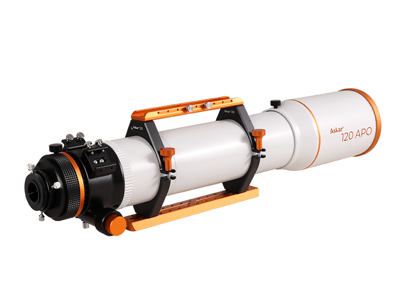 Side view of ASKAR 120 APO REFRACTOR TELESCOPE – Telescope > Refractor Telescopes | Shop at Vorion Scientific India