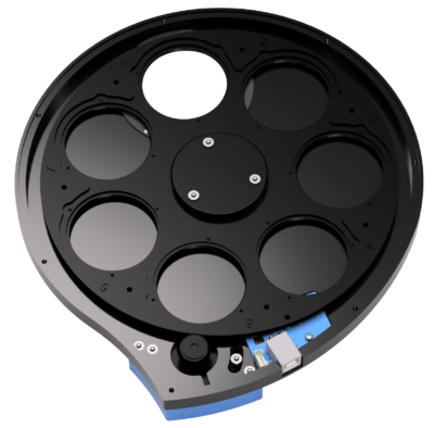 Side view of Pegasus Astro Filter wheel – Filter Wheel | Shop at Vorion Scientific India