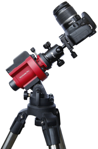 Side view of i-OPTRON SkyGuider Pro Camera Mount with i-Polar Scope – Mounts | Shop at Vorion Scientific India