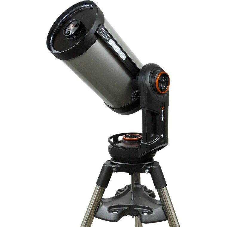 Side view of Celestron NexStar Evolution 9.25 Telescope – Telescope > Catadioptric Telescopes | Shop at Vorion Scientific India