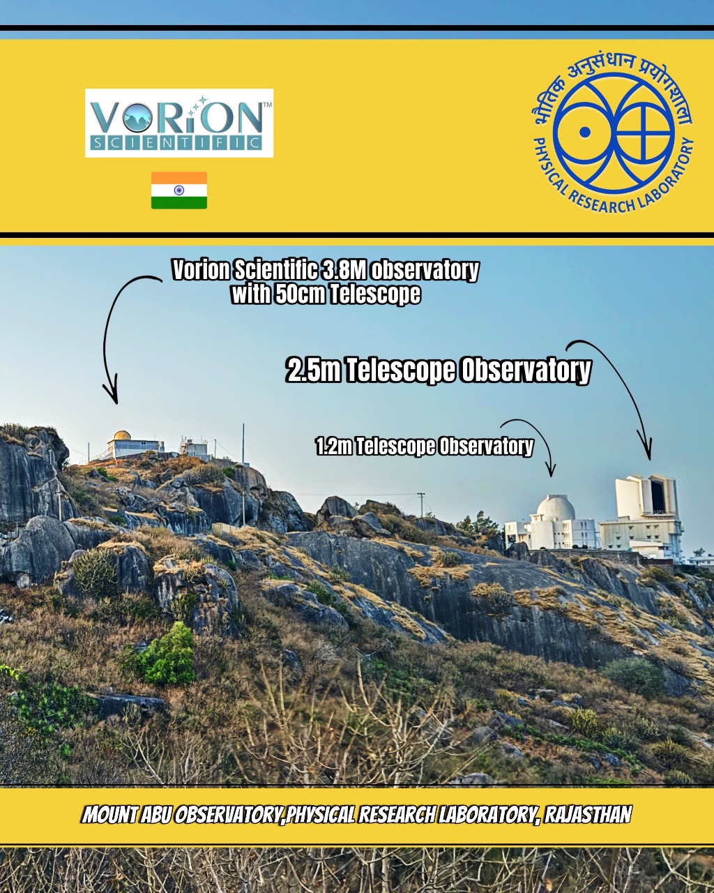 Vorion Scientific 3.8M – Hemispherical Dome Observatory Module