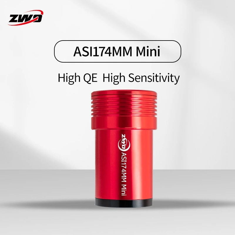 side view of ZWO ASI174MM Mini Guiding Camera