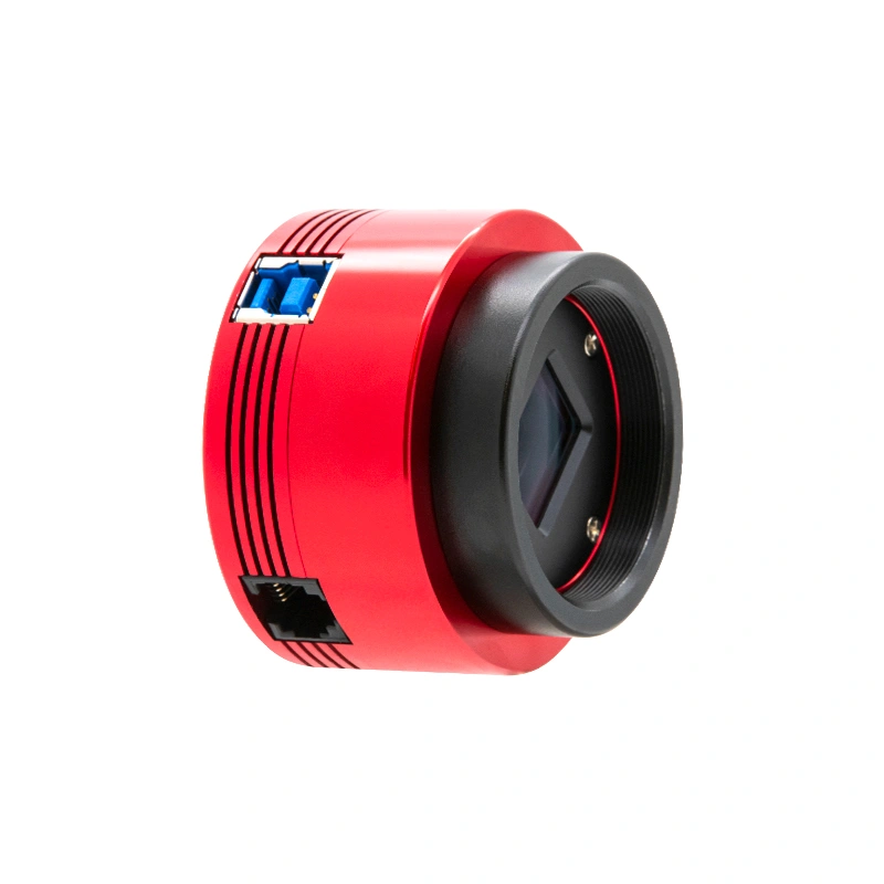 Side view of ZWO ASI585MC Planetary Camera
