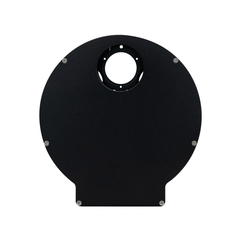 side view of ZWO EFW (Electronic Filter Wheel) 8 x 1.25