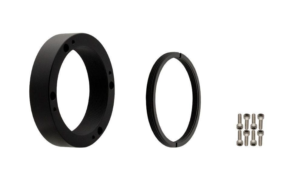 side view of ZWO M54 adapter replacing EFW