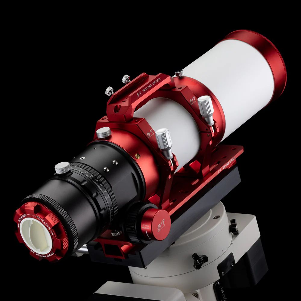 Side view of William Optics Fluorostar 91 Telescope