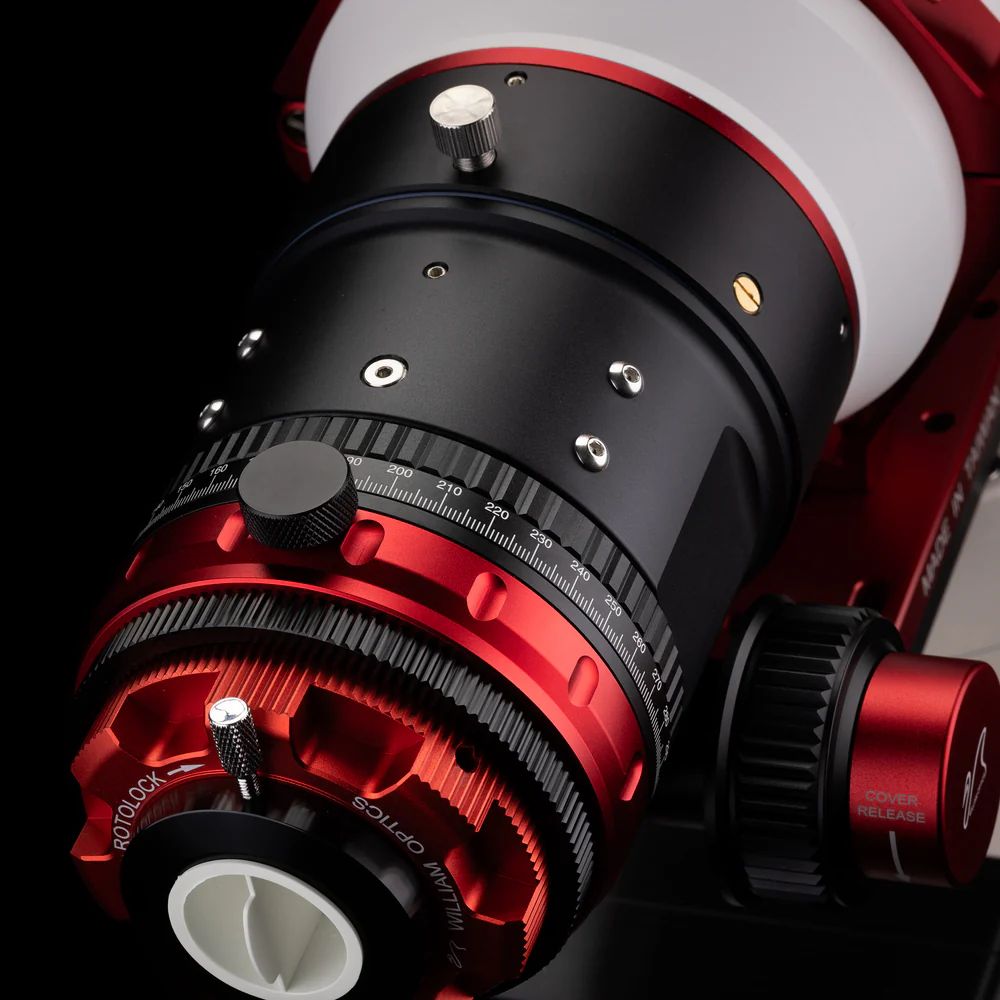 Side view of William Optics Fluorostar 120 Telescope