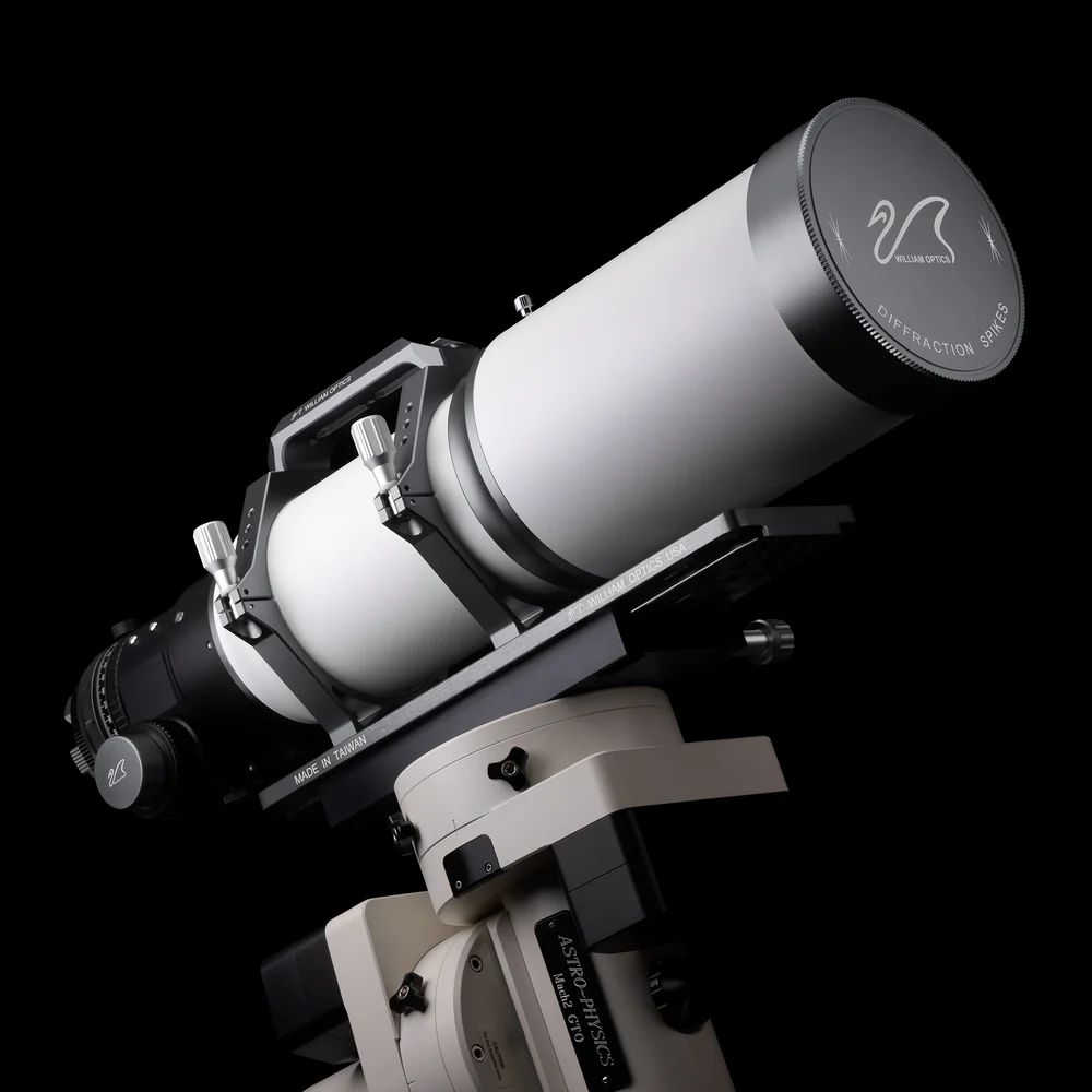 Side view of William Optics Fluorostar 120 Telescope