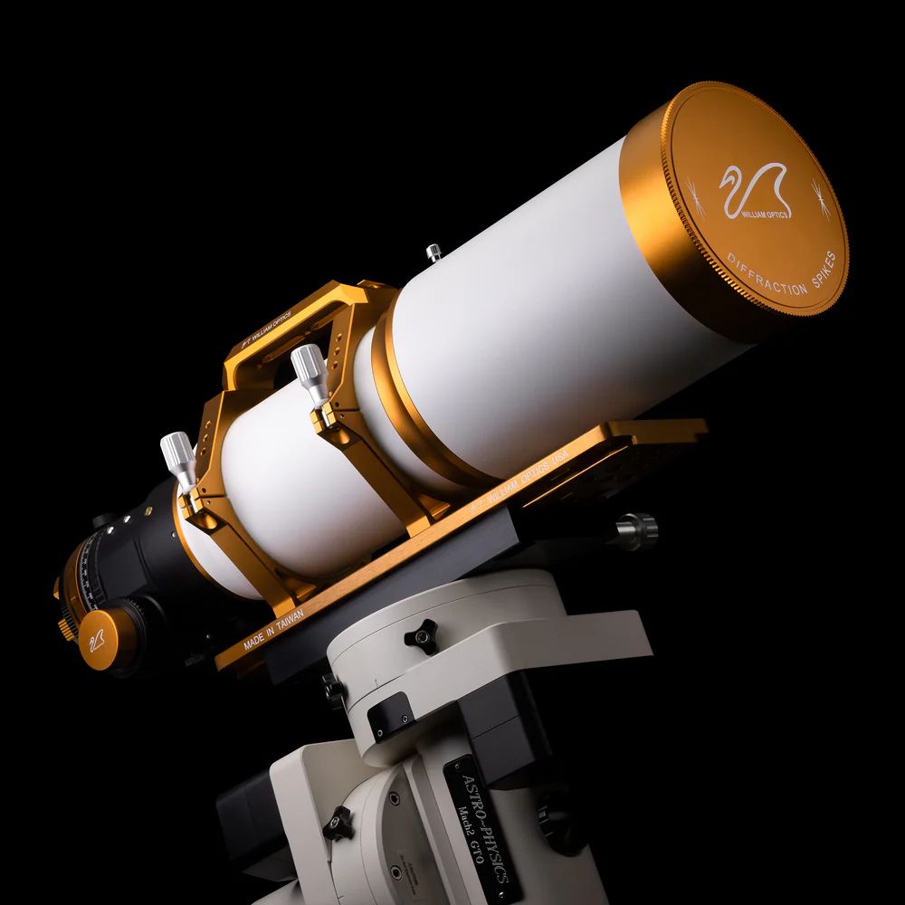 Side view of William Optics Fluorostar 120 Telescope