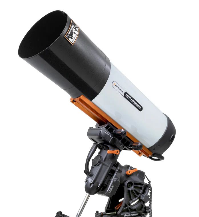 Side view of Celestron Dew Shield for C6 and C8 OTA