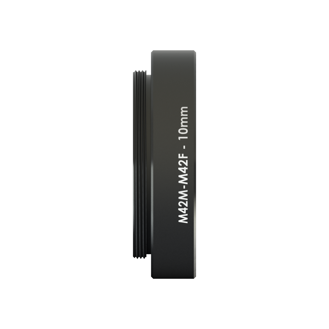 Side view of Vorion Scientific M42 Spacers M42M-M42F - 10mm