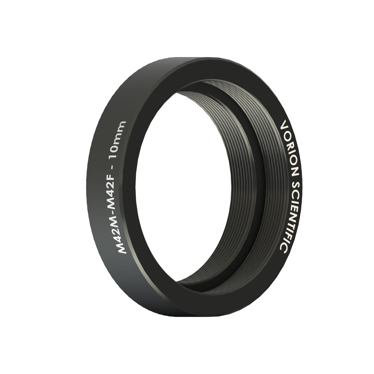 Side view of Vorion Scientific M42 Spacers M42M-M42F - 10mm