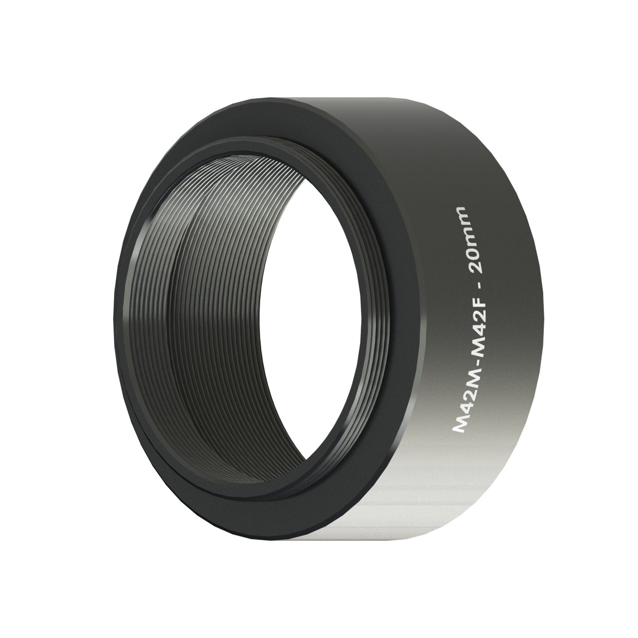 Side view of Vorion Scientific M42 Spacers M42M-M42F - 20mm