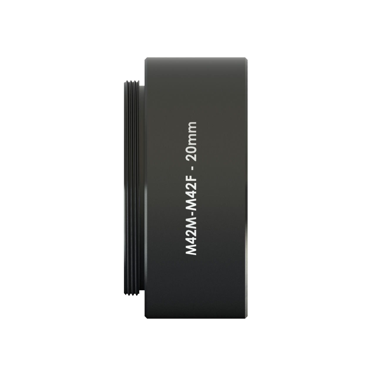 Side view of Vorion Scientific M42 Spacers M42M-M42F - 20mm