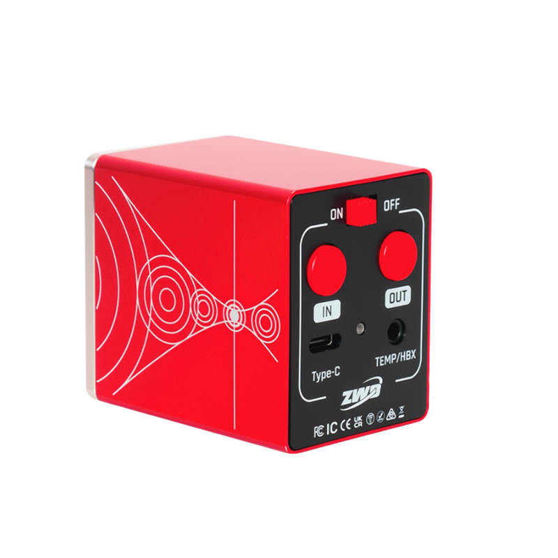 Side view of ZWO Standard Electronic Automatic Focuser EAF Pro 5V with bluetooth