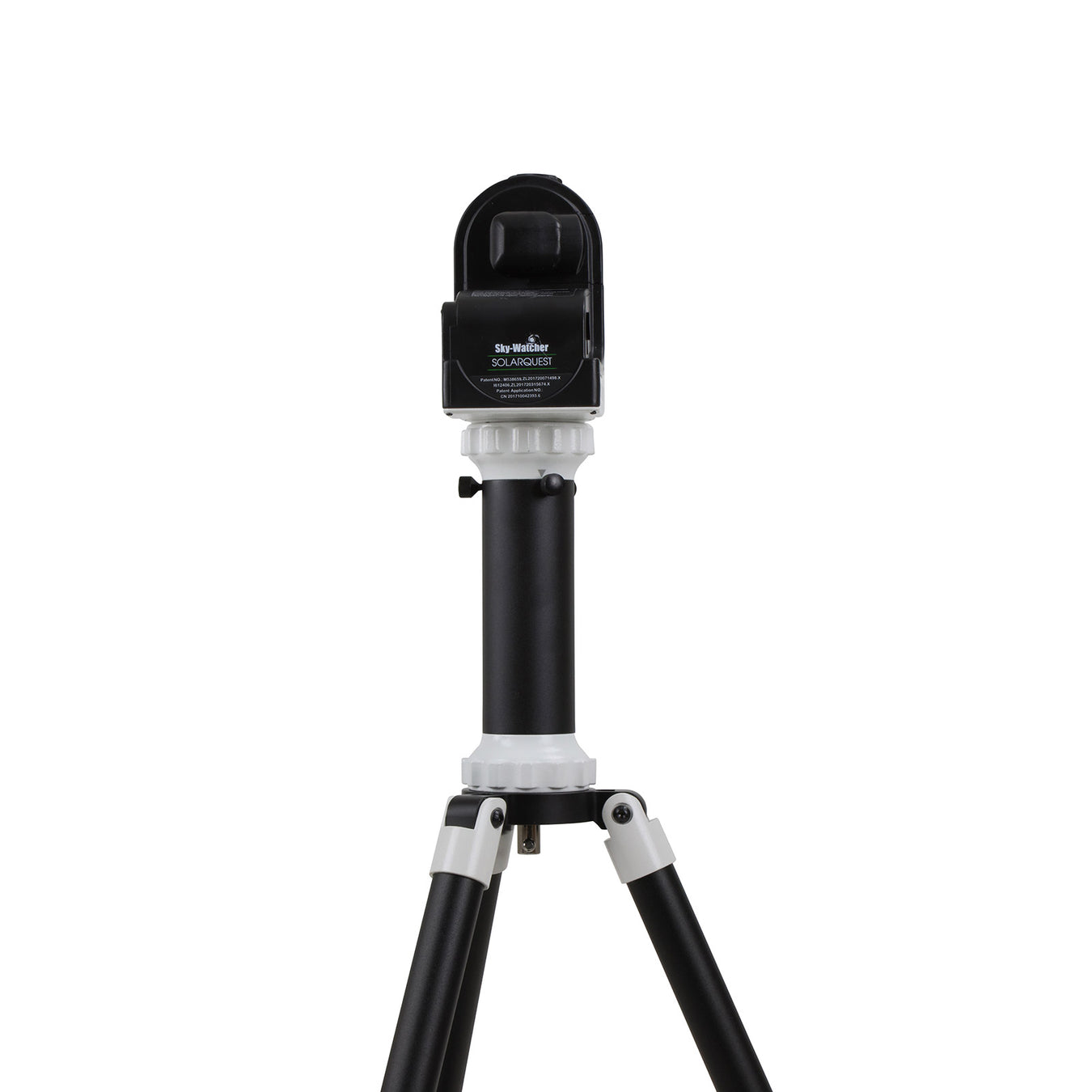 Side view of Sky-Watcher Solarquest Sun GT Mount with tripod