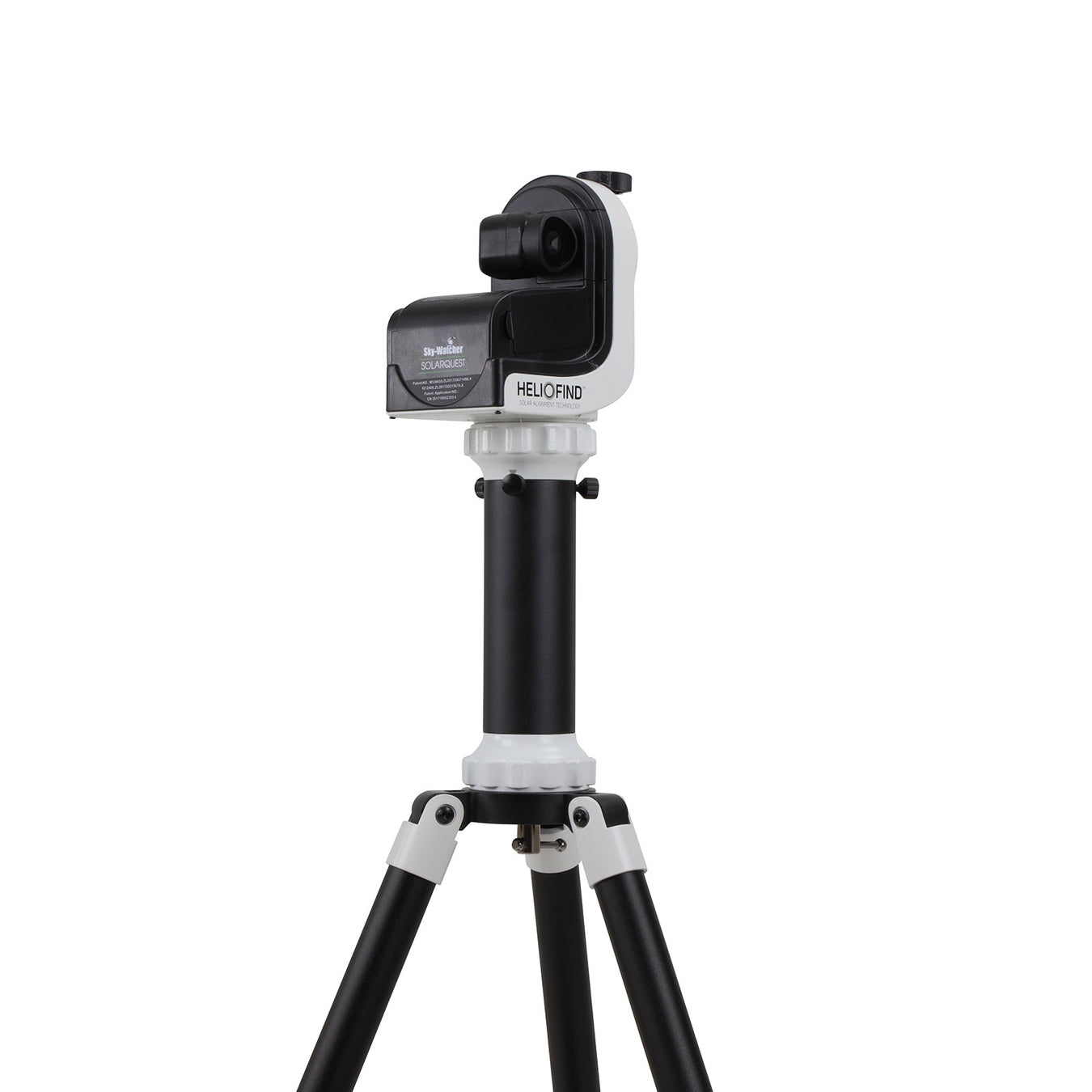 Side view of Sky-Watcher Solarquest Sun GT Mount with tripod