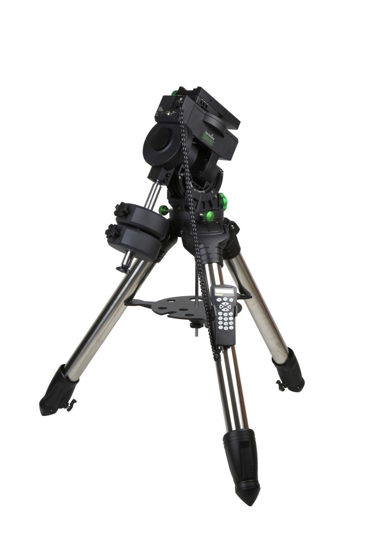 Side View of Sky-Watcher CQ350 Pro Mount with Heavy Duty Field Tripod