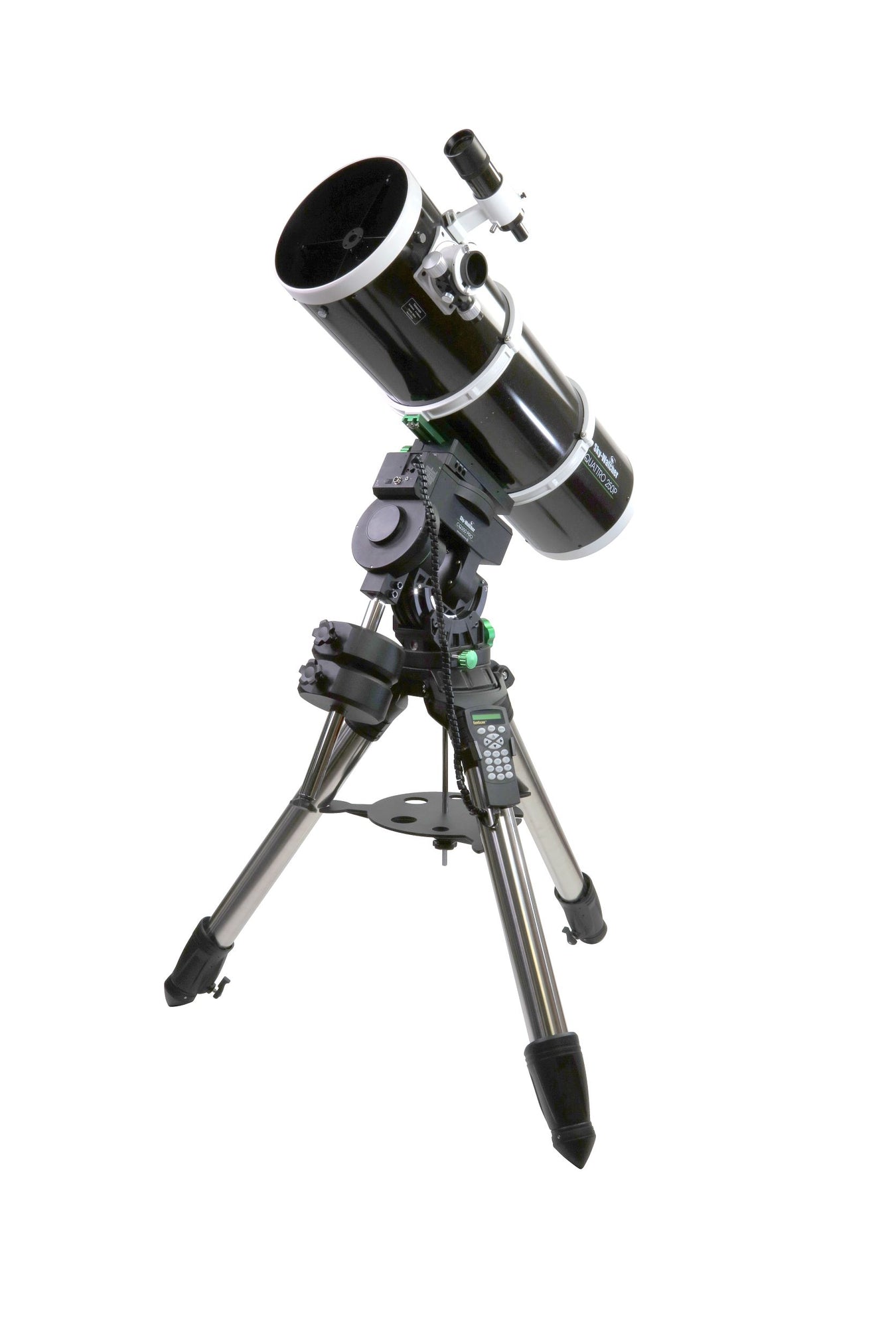 Side view of Sky-Watcher CQ350 Pro Mount with Heavy Duty Field Tripod