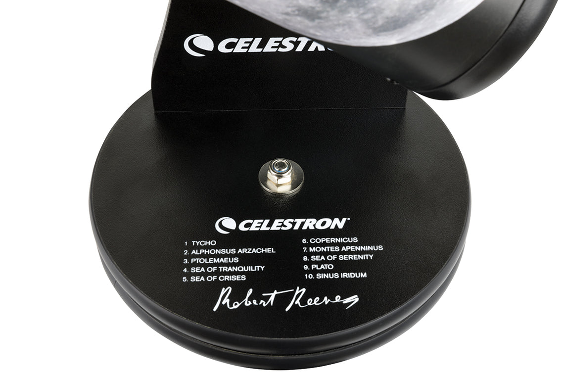 Side View Of Celestron FirstScope Signature Series Moon by Robert Reeves Telescope