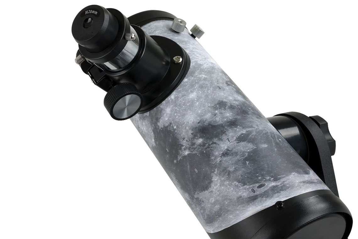 Side View Of Celestron FirstScope Signature Series Moon by Robert Reeves Telescope