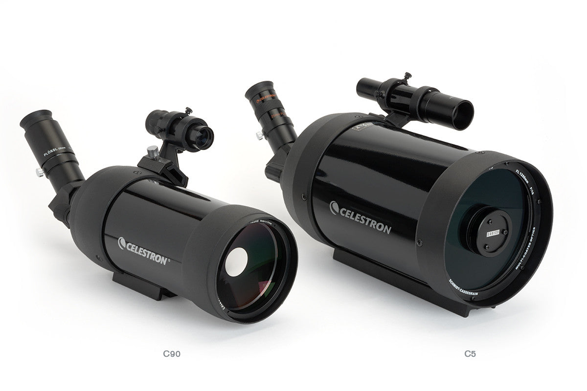 Side view of Celestron C5 Spotting Scope