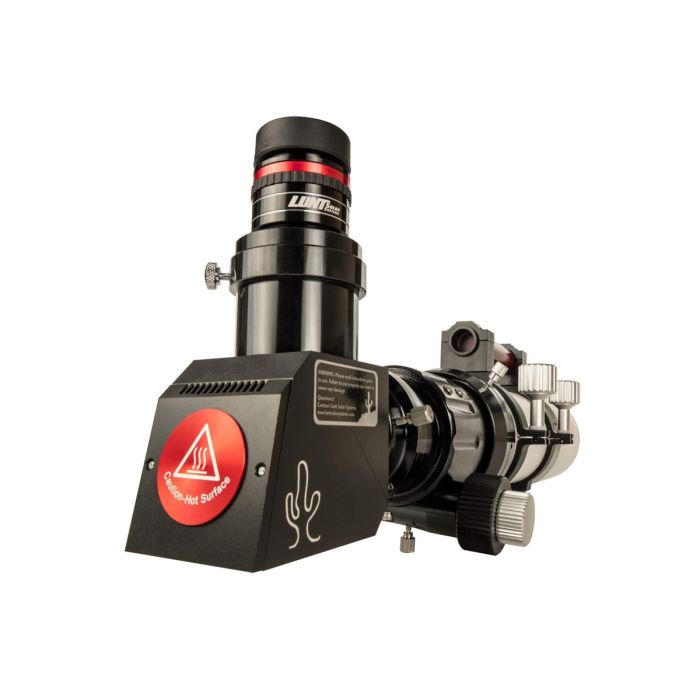 side view of Lunt 80mm Universal H-Alpha Solar Telescope B1200