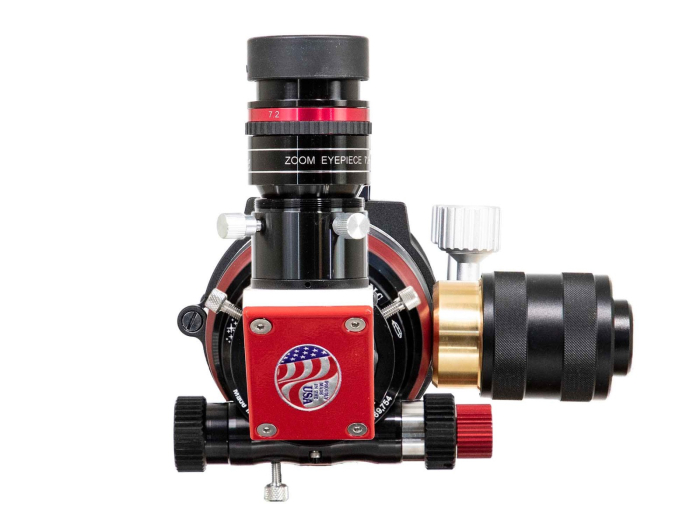 side view of Lunt 100mm Universal H-Alpha Solar Telescope B1200