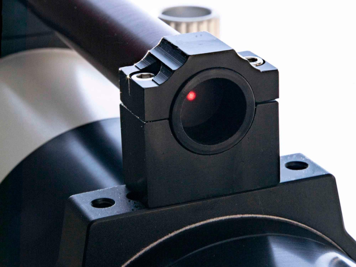 side view of Lunt 100mm Universal H-Alpha Solar Telescope B1200