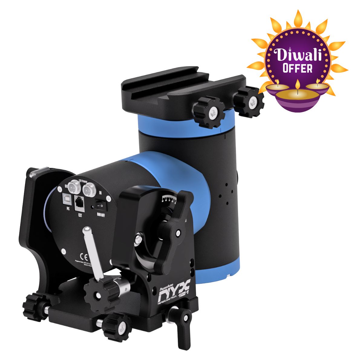 Main image of Pegasus Astro NYX-101 Harmonic Gear Mount – Mounts > Equatorial Mount | Shop at Vorion Scientific India