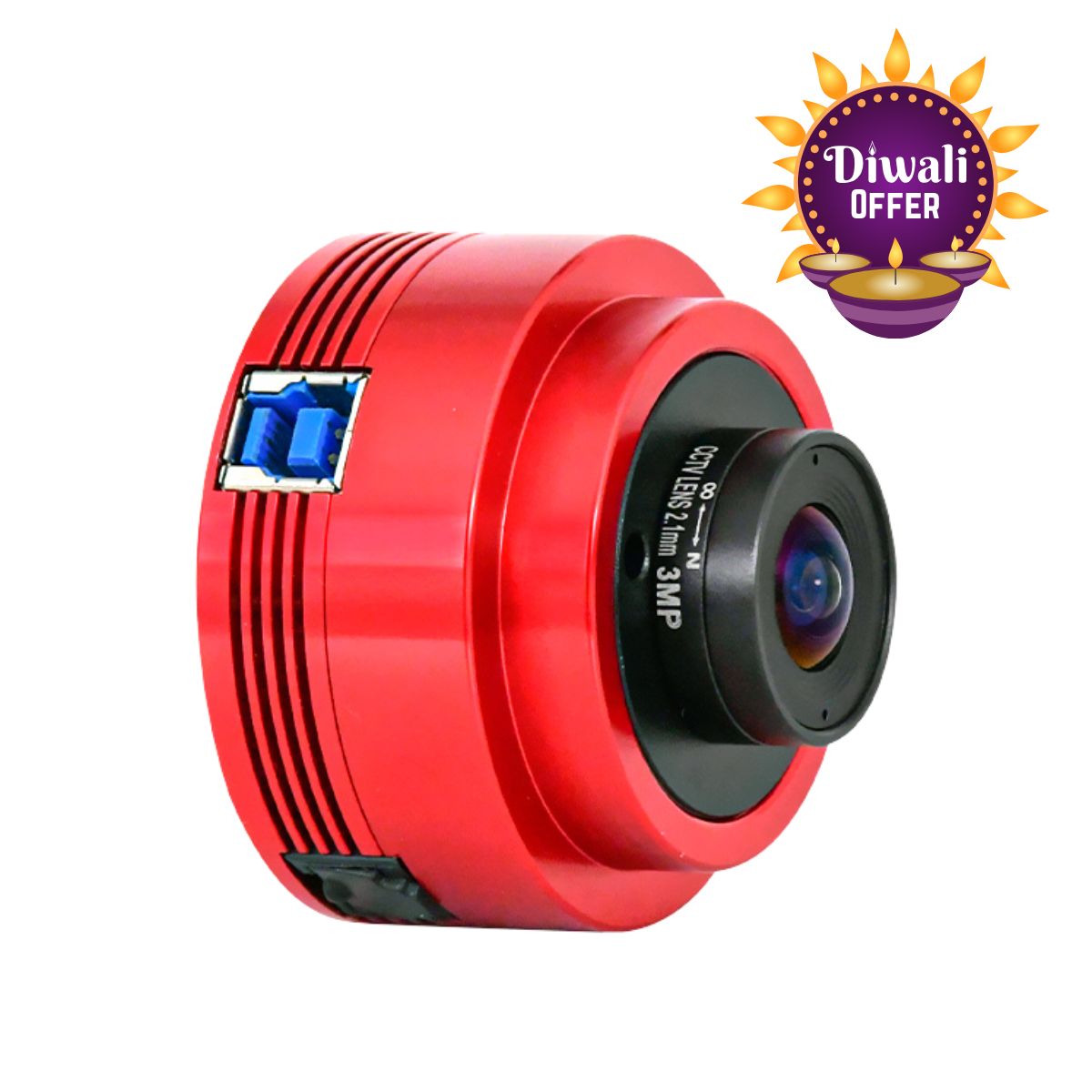 Main image of ZWO ASI715MC Color Astronomy Camera – Camera > Planetary Imaging Cameras | Shop at Vorion Scientific India