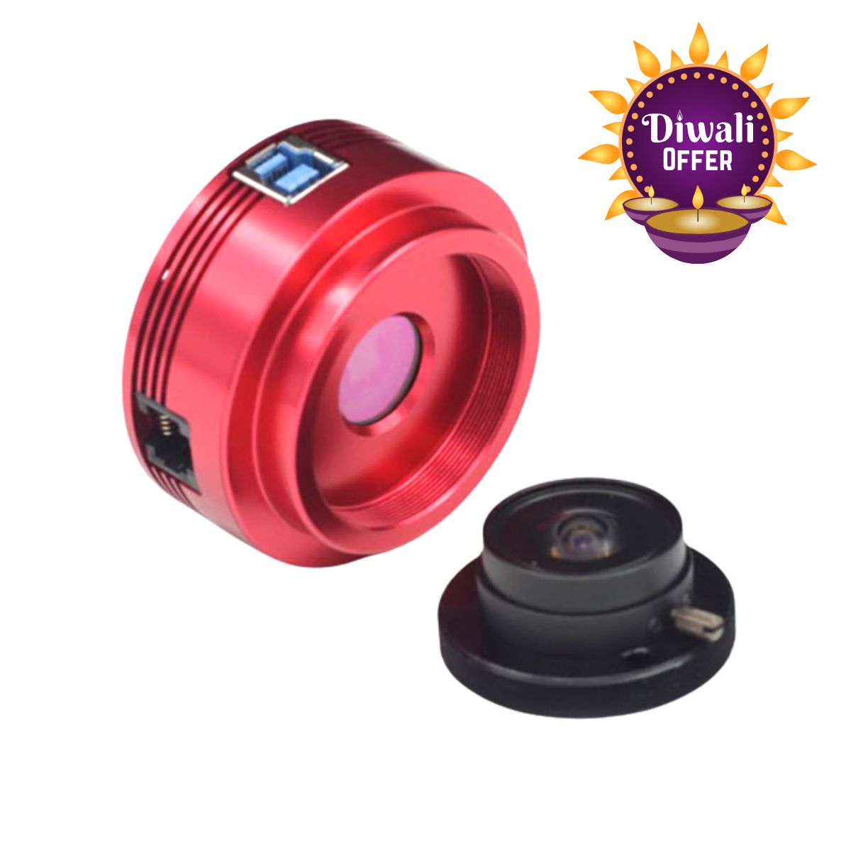 Main image of ZWO ASI120MC-S Camera – Camera > Planetary Imaging Cameras | Shop at Vorion Scientific India