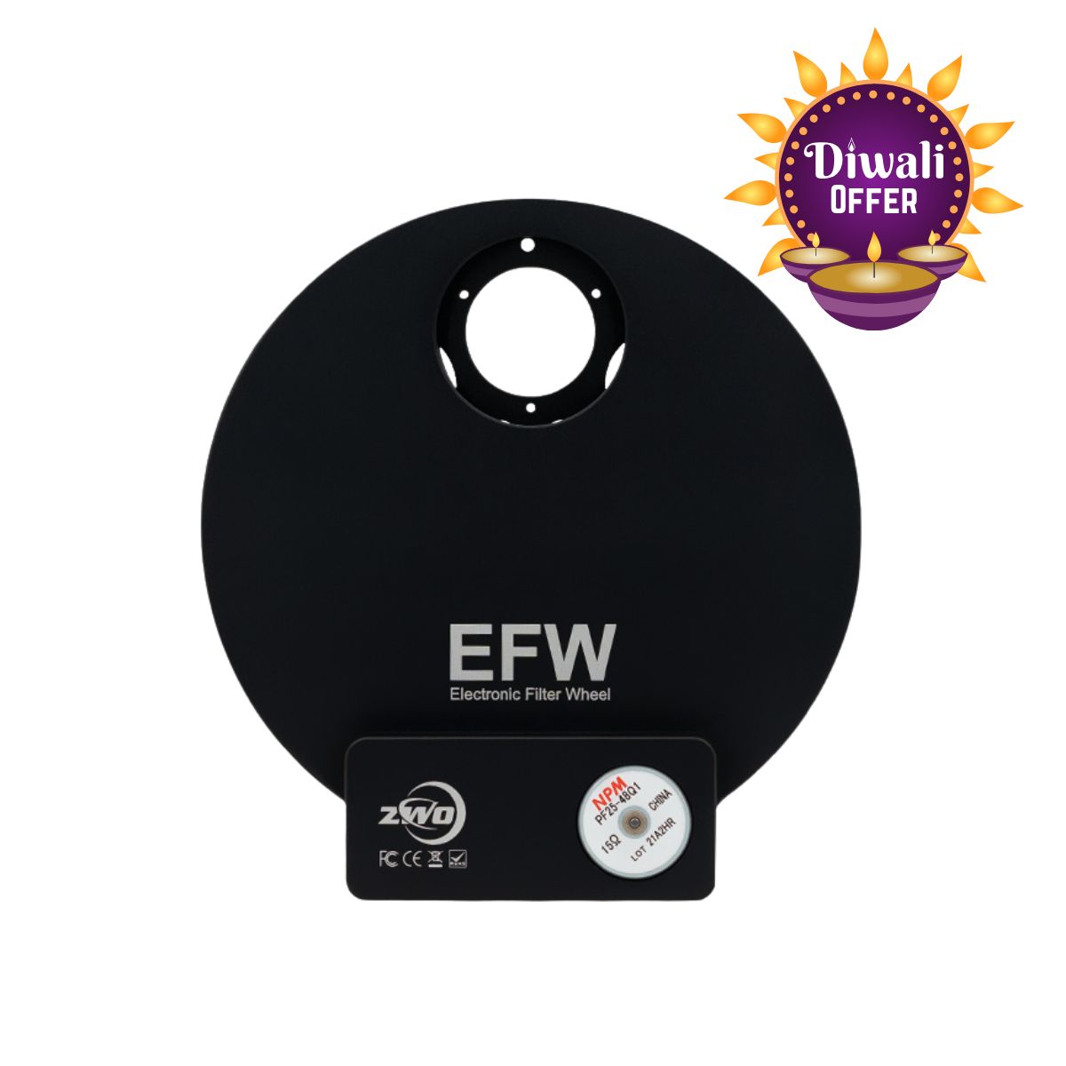 Main image of ZWO EFW (Electronic Filter Wheel) 8 x 1.25