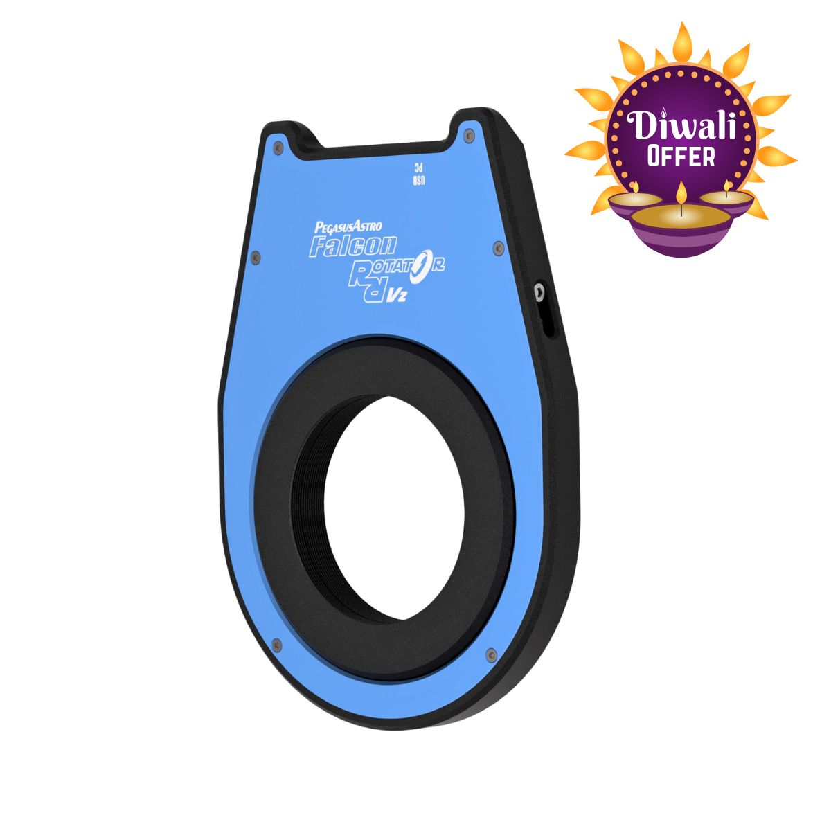 Main image of Pegasus Astro Falcon Rotator v2 – Accessories > Rotator | Shop at Vorion Scientific India