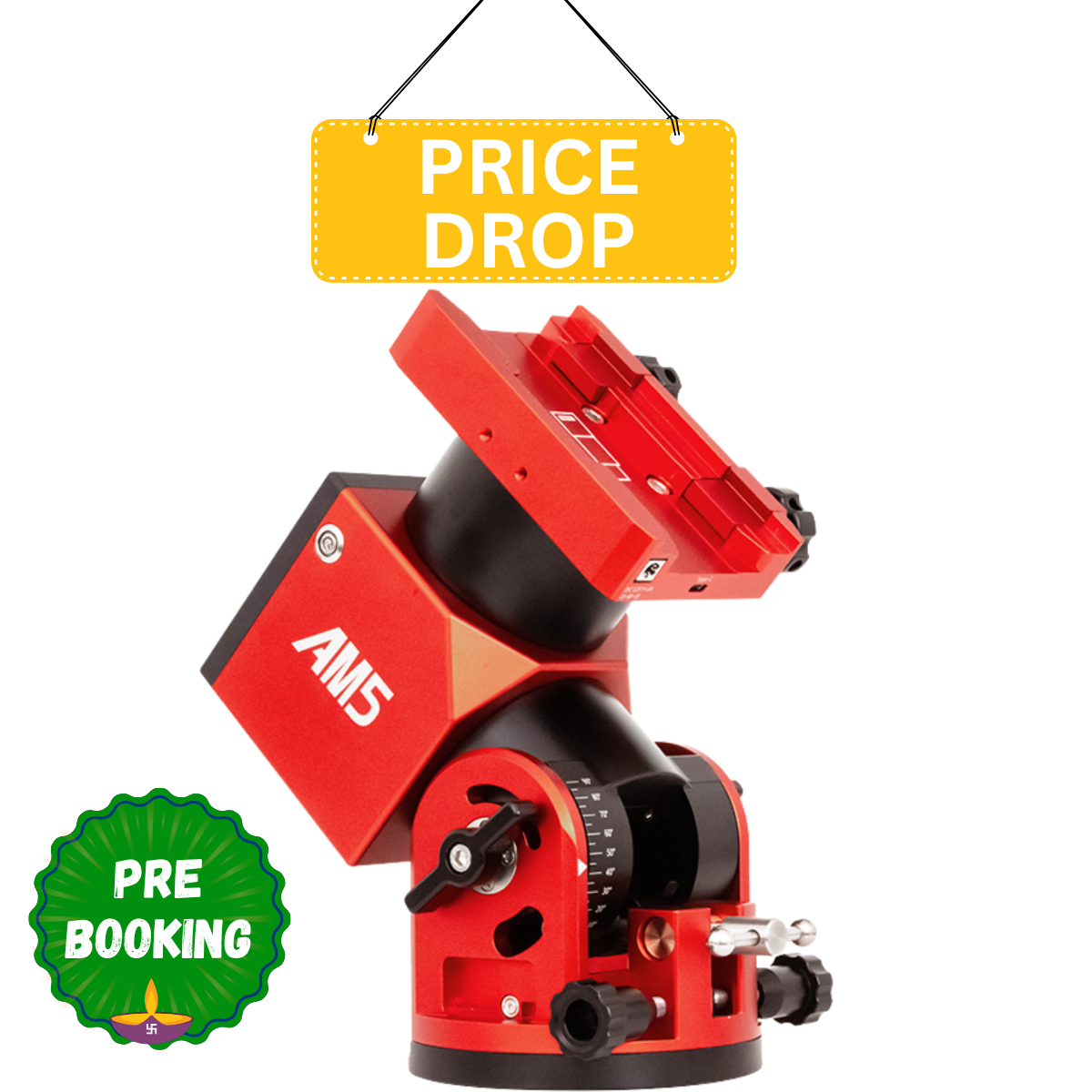 Main image of ZWO AM5N Harmonic Equatorial Mount – Mounts > Equatorial Mount | Shop at Vorion Scientific India