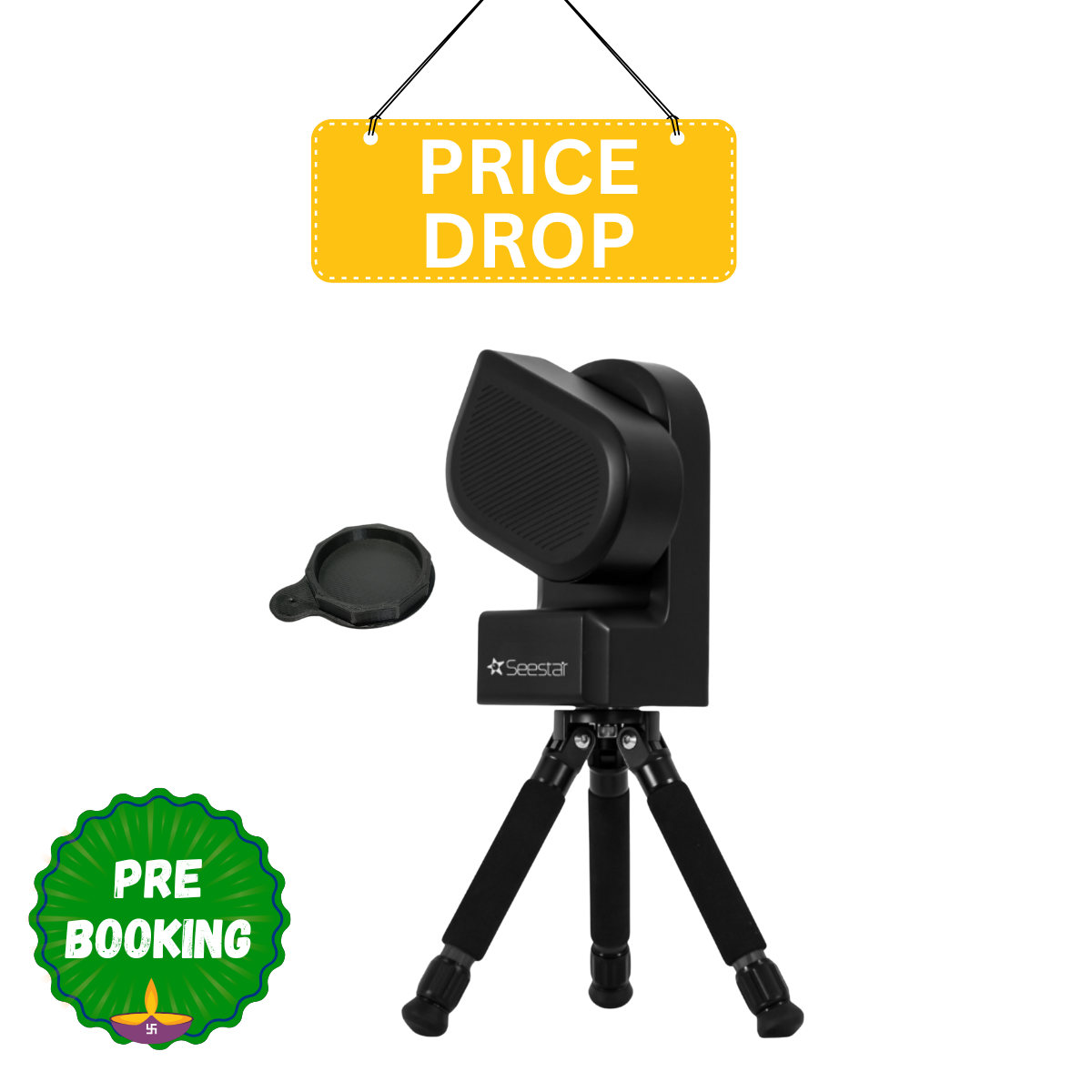 Main image of ZWO Seestar S50 Smart Telescope With FREE DUST CAP – Telescope > Smart Telescope | Shop at Vorion Scientific India